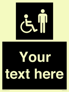 Custom information: black panel disabled and male